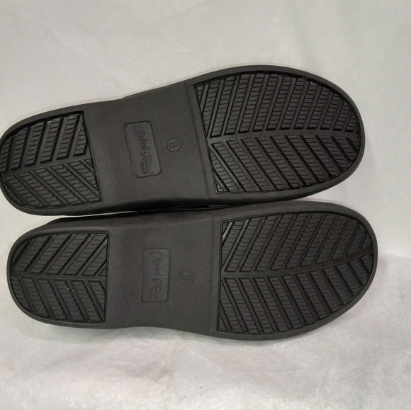 !💜Faded Glory Shoes Mules Brown Faux Leather Tooled Etchings Slip-On   Siz… - Picture 4 of 7